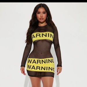 Warning You Mini Dress